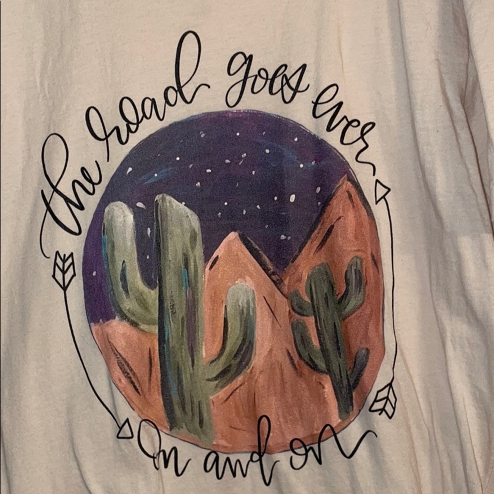 “The road goes ever on & on” T-shirt!
